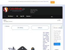 Tablet Screenshot of cuteminds.com